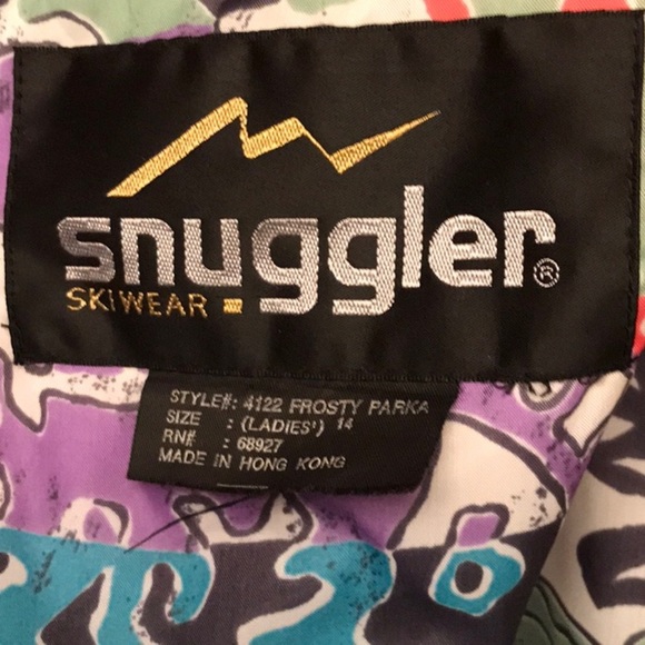 The Snuggler Ski Winter coral warm jacket coat Size 14 - Picture 6 of 7